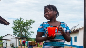 Young patient with diabetes in Paoua