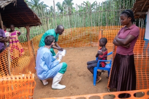 Ebola vaccination in Ikoko Impenge