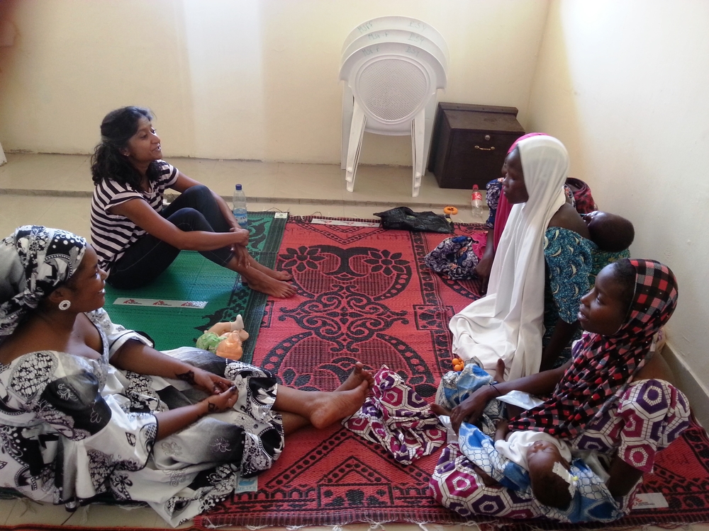 Mental Heath sessions in Maiduguri IDP camps, Borno State, Nigeria