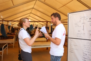 Meningitis, Lazaret center in Niamey