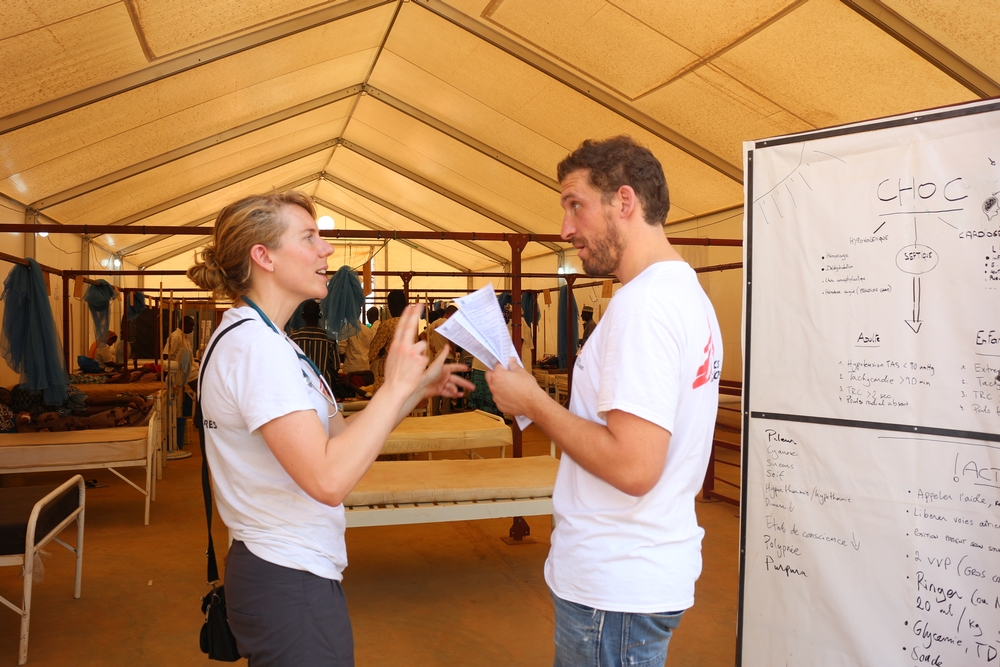 Meningitis, Lazaret center in Niamey