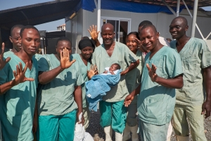 Baby Nubia Is Released From MSF Clinic in Conakry