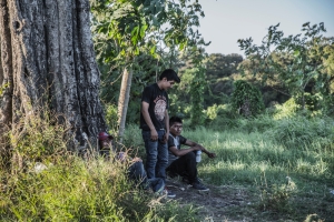 Migrants and Refugees in Mexico shelters