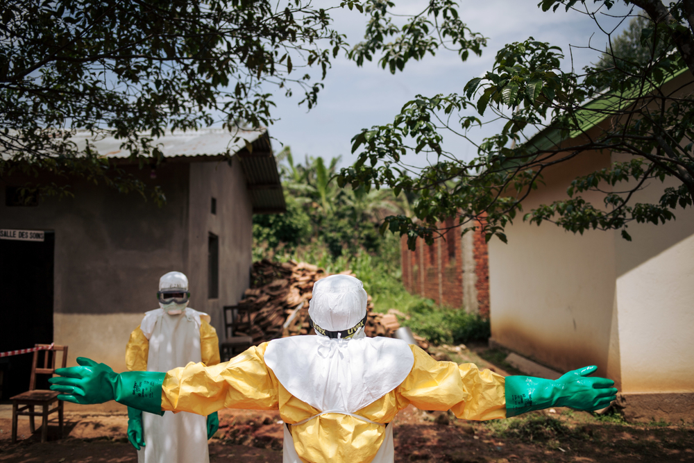 Decontamination activities in Kalunguta health zone, North Kivu province, DRC