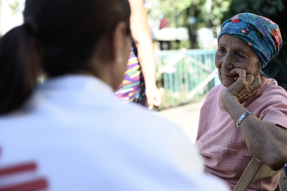 Providing care in Donetsk area