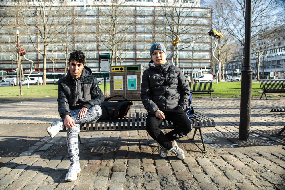 Mobile clinic for migrants in Paris