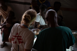MSF Measles Intervention Bossangoa: Measles Hospital Ward