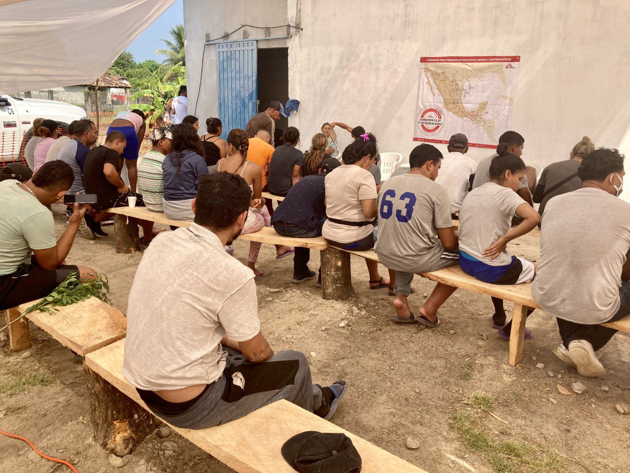 La clínica de Médicos Sin Fronteras en San Pedro Tapanatepec, Oaxaca, México