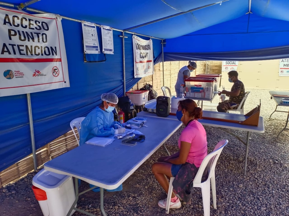 MSF brinda servicios de atención primaria a población migrante que llega a Perú