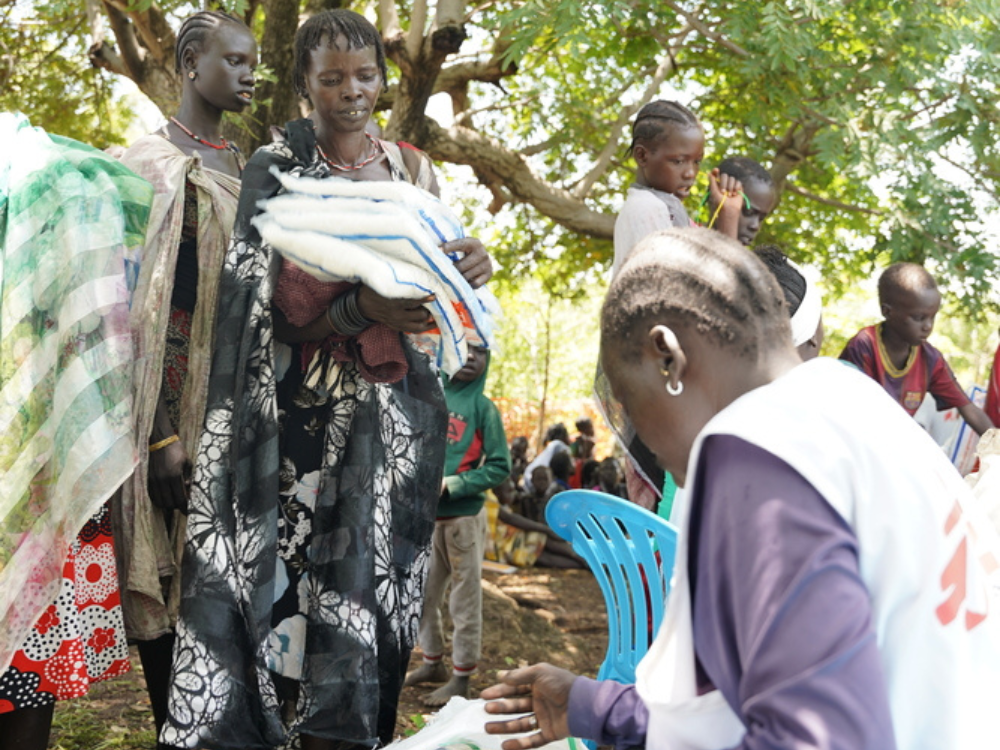 Como respuesta a la malaria MSF distributó mosquiteros en Sudán del Sur