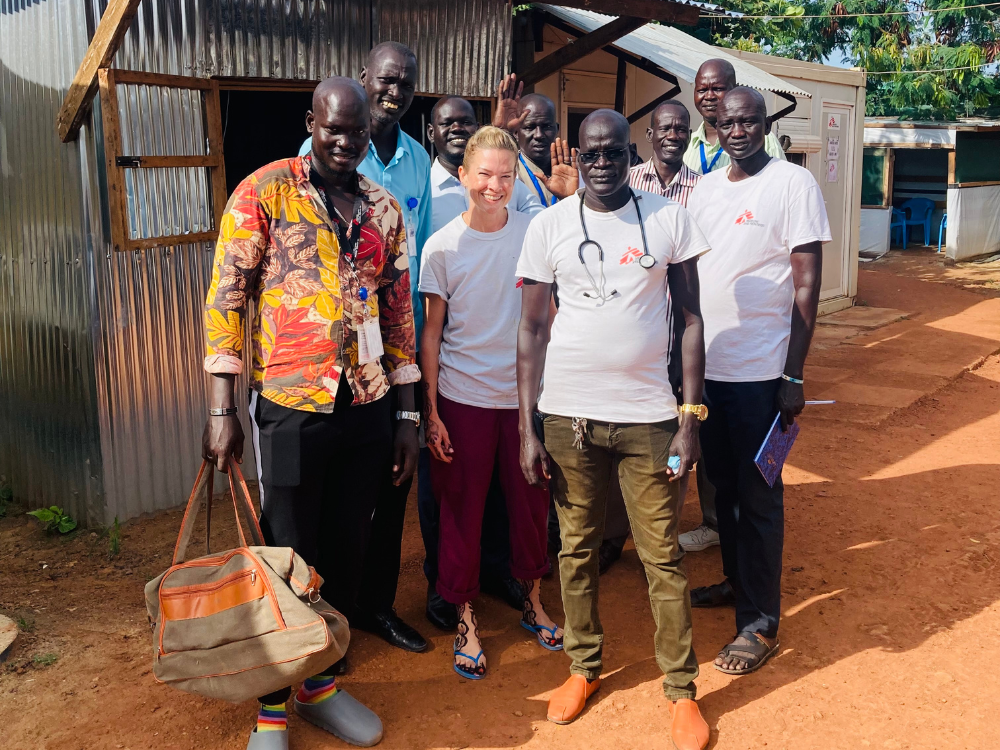 Equipo de MSF en Bentiu, Sudán del Sur Sudán