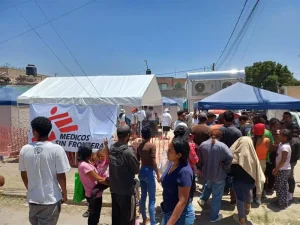 MSF brinda atención de salud primaria a migrantes en La Laguna, al norte de México
