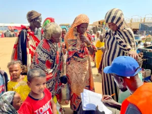 Brindamos atención a persenas desplazadas de Sudá,en Sudán del Sur