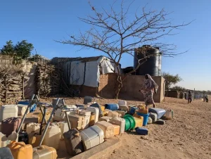 Vista del campo de personas desplazadas de Metche, en el este de Chad, donde viven más de 43,000 sudaneses que han huido de la guerra.
