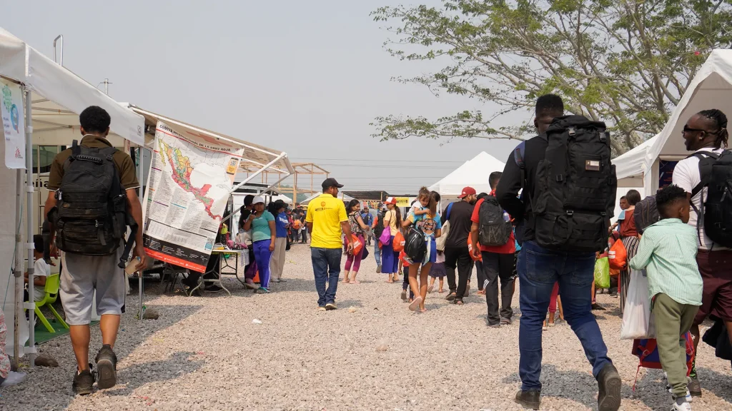 Durante varios meses, los equipos de MSF estuvieron presentes en el centro de ayuda humanitaria de El Pescadero, donde, junto con otras ONG, brindamos asistencia humanitaria a personas en situación de movilidad. Honduras, mayo de 2024.