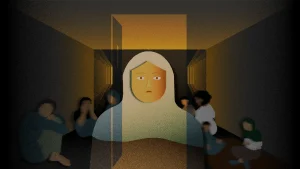 Ilustraciones que representan el testimonio de un sobreviviente de una detención en Siria, julio de 2025.