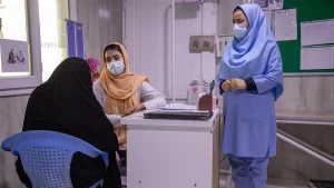 Atención pediátrica en Herat, Afganistán.