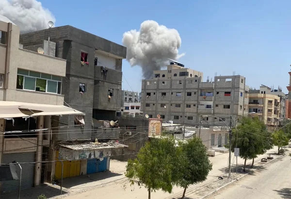 Ataque al campo de refugiados de Al-Nuseirat, en la zona central de Gaza.