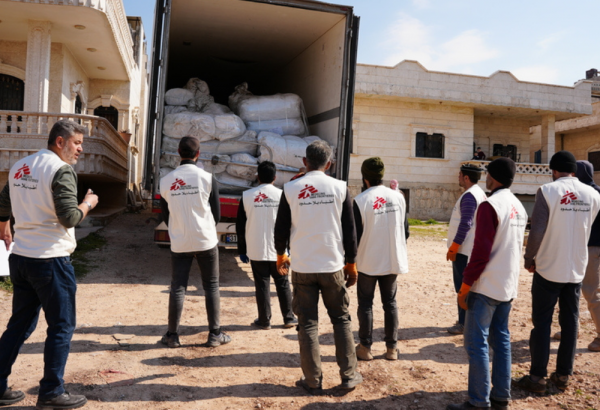 Brindamos apoyo psicosocial a nuestro personal sanitario en el noroeste de Siria. ©Rami Alsayed