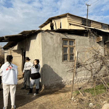 MSF brindamos servicios de salud mental a las personas desplazadas en Armenia