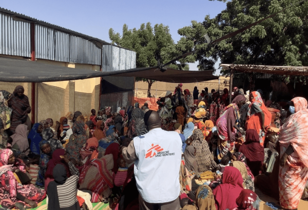 En el campo para personas desplazadas de ZamZam. MSF pedimos una movilización urgente y masiva de la comunidad internacional para salvar vidas en Sudán.