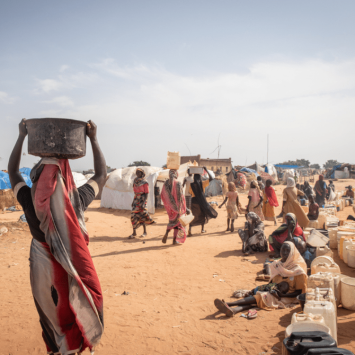 MSF realiza actividades de agua y saneamiento en Adre, este del Chad