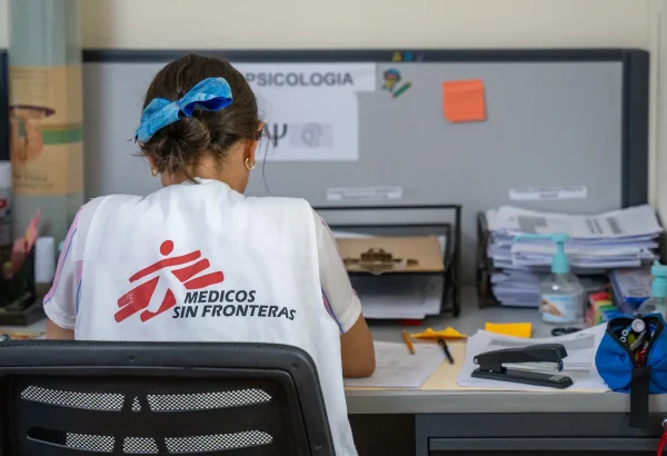 Equipo de salud mental de MSF en Honduras.