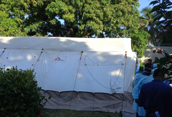 MSF responde al resurgimiento de cólera en Haití 2022