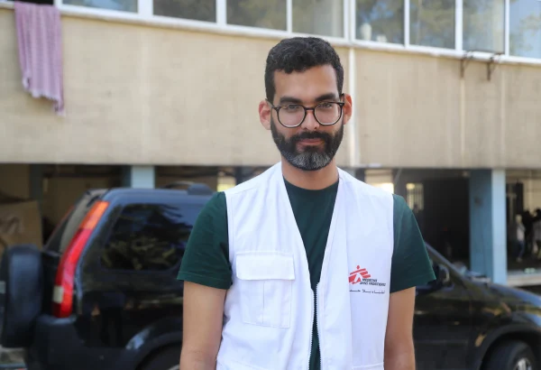 Luis Montenegro, médico nicaragüense que trabaja con Médicos Sin Fronteras en Líbano.