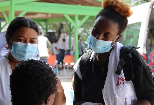 Nuestros equipos en Reynosa, Tamaulipas, realizan actividades de promoción de la salud en dos albergues de la ciudad.
