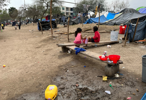 MSF brinda atención sanitaria a migrantes en campamento improvisado en Matamoros, México