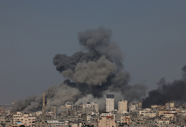 Bombardeos sobre la Franja de Gaza.