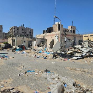 Fotografía tomada en el interior del hospital Nasser. 13 marzo de 2024 © MSF