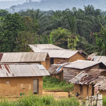 Vista del territorio de Walikale, a 135 km de Goma, capital de la provincia de Kivu del Norte en la República Democrática del Congo (RDC).