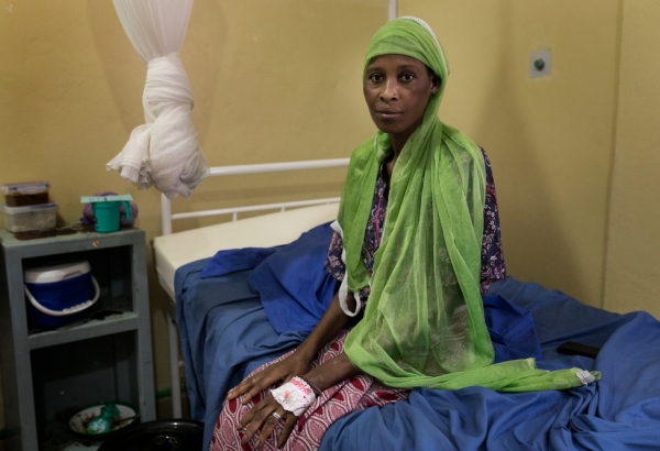 Una paciente con VIH en Conakry.