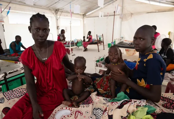 MSF atiende a pacientes con desnutrición, TB/VIH en en Leer, estado de Unity. Sudán del Sur