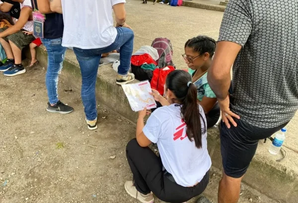 Médicos Sin Fronteras atiende a personas migrantes provenientes del Darién panameño en Costa Rica
