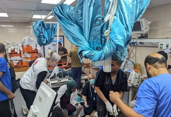 El Hospital Al Aqsa recibe a muchos pacientes heridos