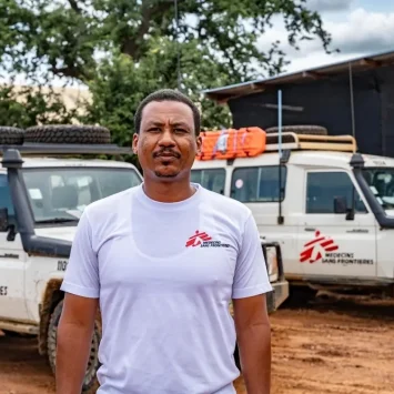 El Dr Bashir, integrante de Médicos Sin Fronteras en Sudán.