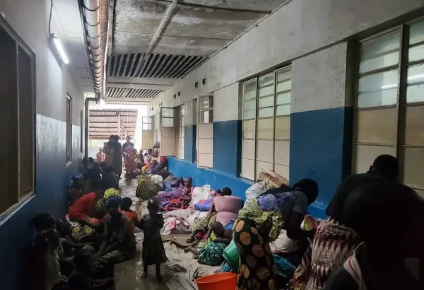 Estas personas desplazadas que huyen de los enfrentamientos entre los beligerantes en el territorio de Masisi, Kivu Norte.