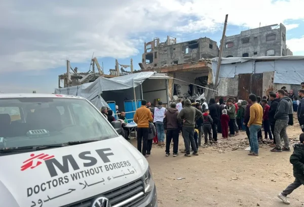 Desde el 1 de febrero, nuestros equipos apoyan a la población del norte de Gaza con clínicas móviles para brindar atención médica.