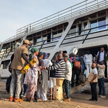 Personas desplazadas huyendo de los combates al este de la RDC - República Democrática del Congo.