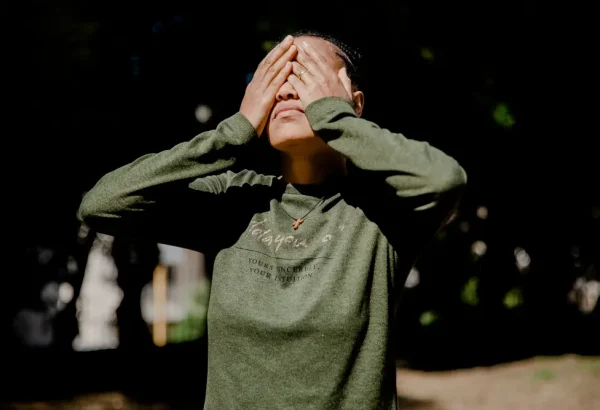 Martha*, migrante en Líbano, en un refugio etíope en Beirut. Líbano, febrero de 2025.
