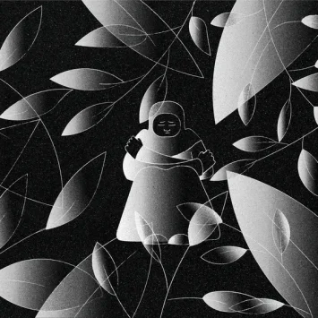 Ilustraciones sobre las historias de violencia y desplazamiento forzado desde Kordofán Sur, Sudán.