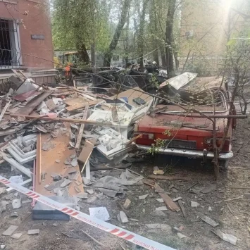 Los implacables bombardeos en Ucrania en abril de 2025 Kiev, 24 de abril, después del ataque.