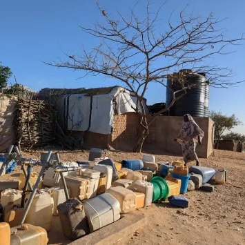Vista del campo de personas desplazadas de Metche, en el este de Chad, donde viven más de 43,000 sudaneses que han huido de la guerra.