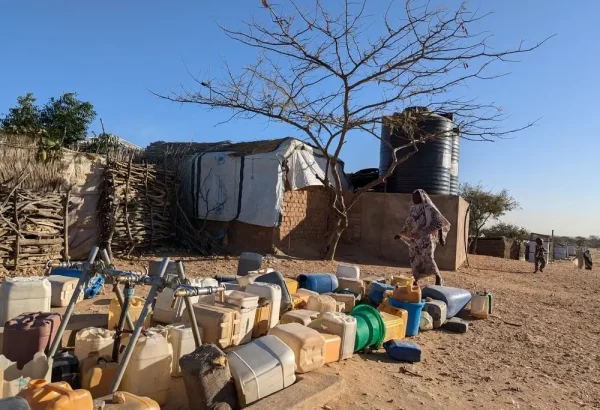 Vista del campo de personas desplazadas de Metche, en el este de Chad, donde viven más de 43,000 sudaneses que han huido de la guerra.