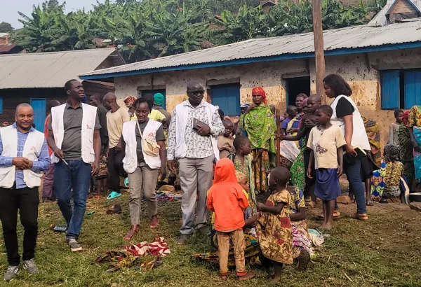 Bambo, en Kivu del Norte, se enfrenta a una crisis humanitaria que se agrava rápidamente, ya que el conflicto en curso ha obligado a decenas de miles de personas a huir a la ciudad.