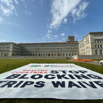 TRIPS Waiver - MSF in front of WTO