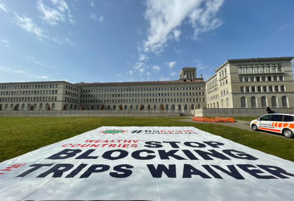 TRIPS Waiver - MSF in front of WTO